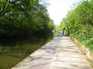  piste cyclable et promenade pur piétons le long du canal du Regent